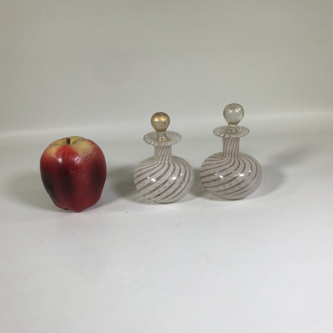 Pair of Murano Glass Gold leaf  Perfume Bottles (1 of 5)
