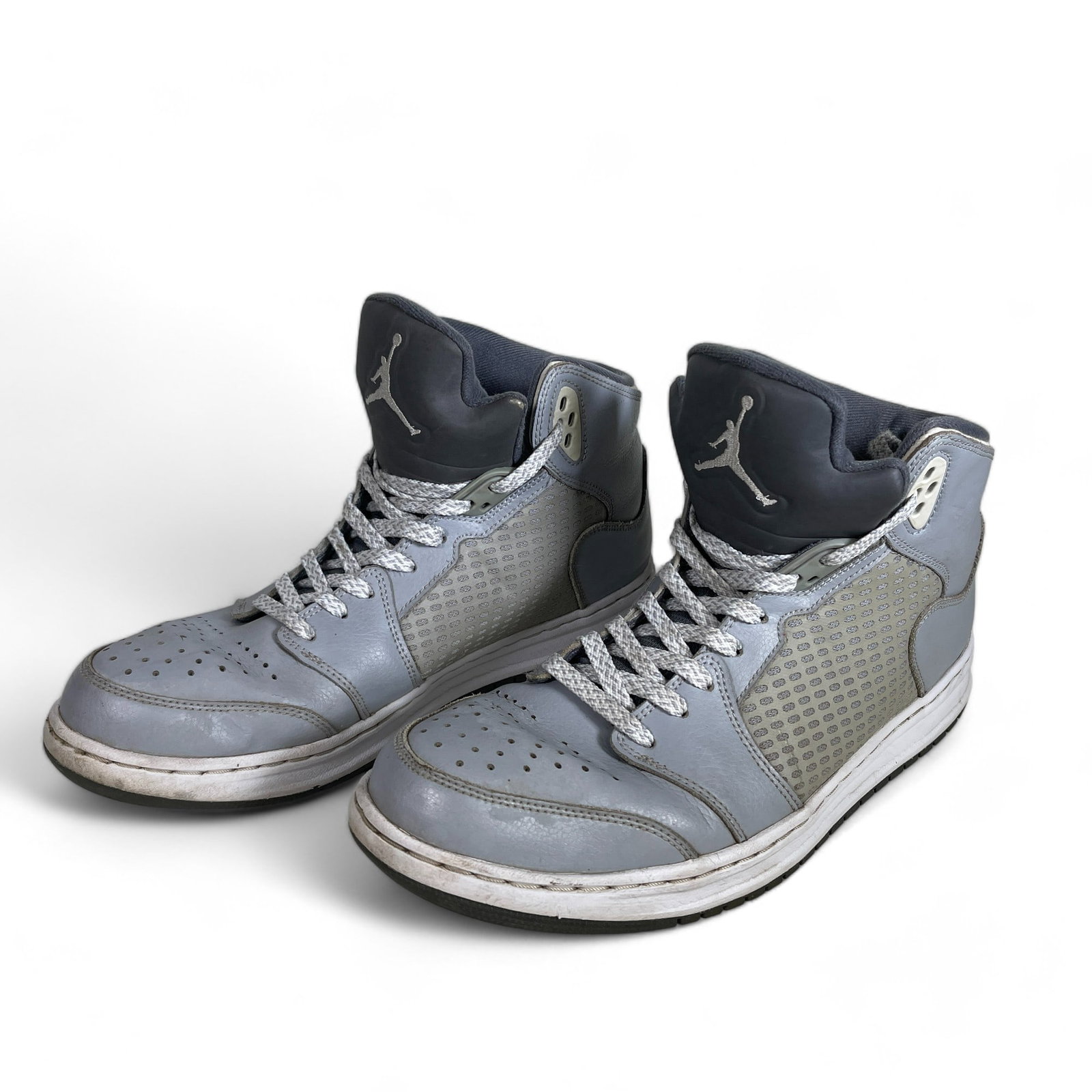 Mens Jordan Prime 5 High Top Basketball Shoes Wolf Gray SIZE 10.5 US (1 of 8)