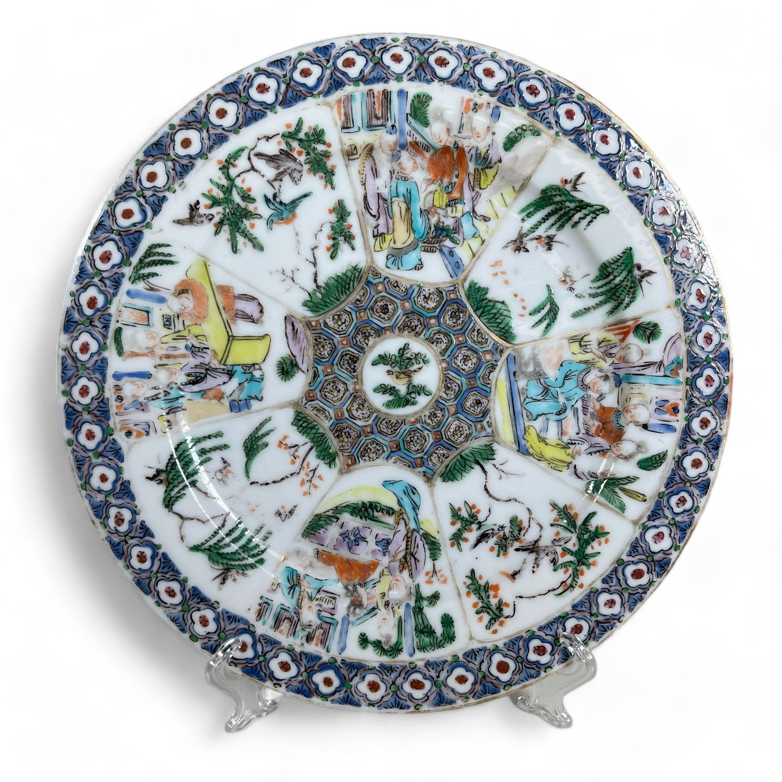 Antique Chinese Export Porcelain Plate (1 of 5)