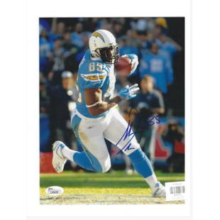 NFL San Diego Chargers Antonio Gates #85 Autographed Signed Picture 8x10 JSA: Autographed by Antonio GatesThis San Diego Chargers Antonio Gates #85 image and signature with black or blue Marker. JSA authentication card with Certificate Number . Shop with confidence as this