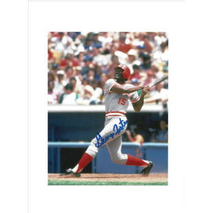 MLB Cincinnati Reds George Foster #15 Autographed Photograph Photo 8 x 10 Picture: Signed by George FosterThis Cincinnati Reds photograph features player George Foster. Signed with blue marker. Measures approximately 8x10. Authentic Merchandise