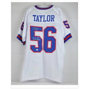 NFL New York Giants Lawrence Taylor #56 Autographed Signed Jersey White