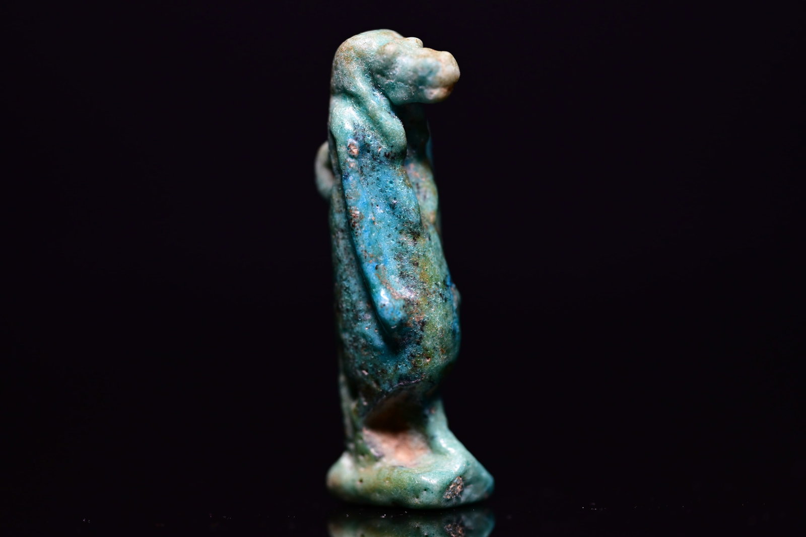 Egyptian Faience amulet of taweret (1 of 5)