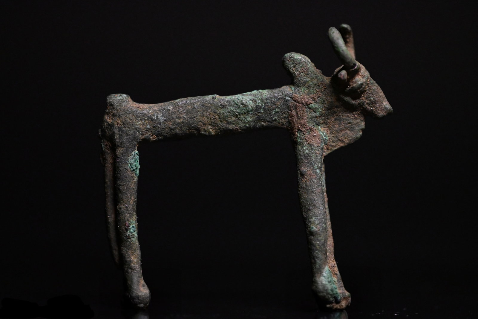 An Elamite copper Zebu bull (1 of 3)