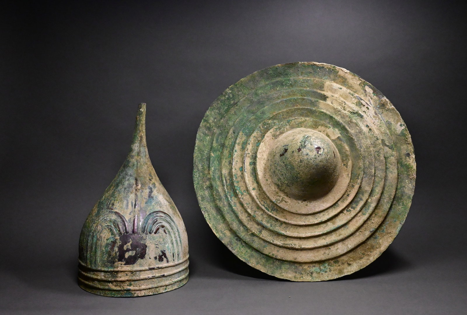 An Urartian bronze helmet and sheild (1 of 18)