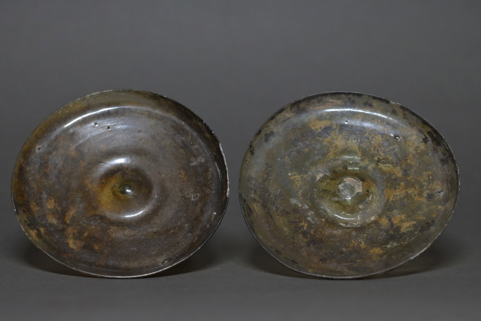 A pair of roman glass plates (1 of 4)