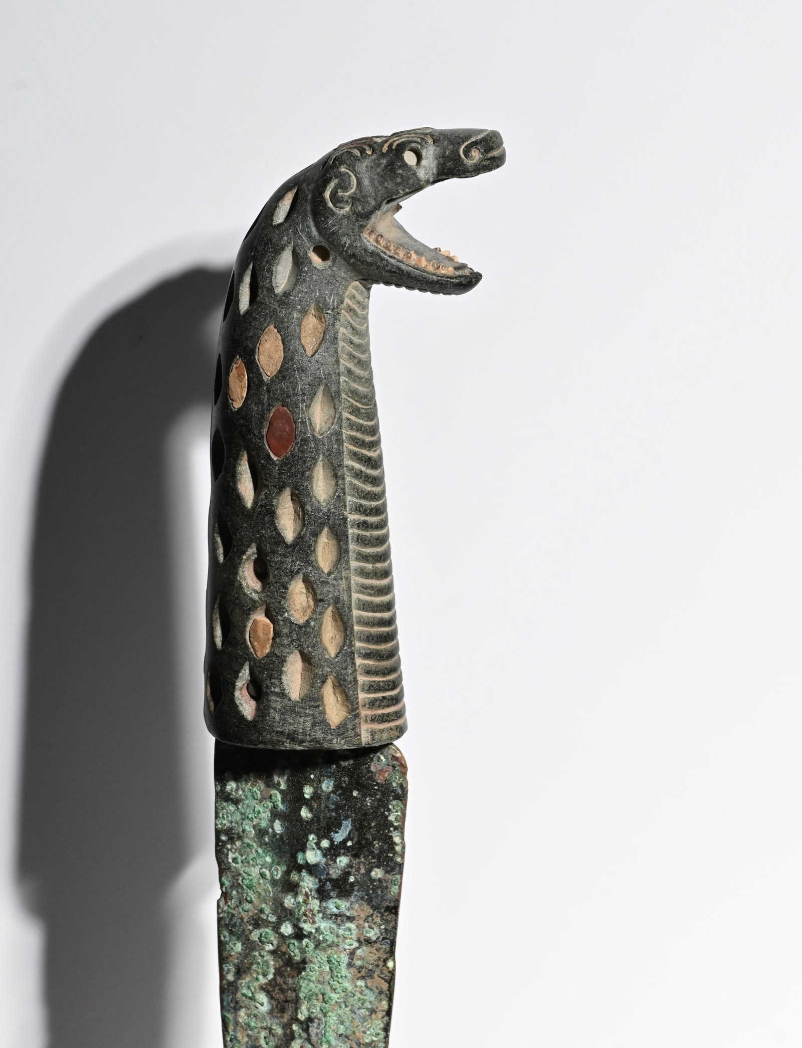 Bactrian Copper Dagger with Serpent-Form Hilt (1 of 13)