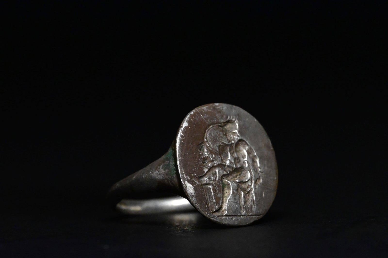 Hellenistic Greek silver ring - 2