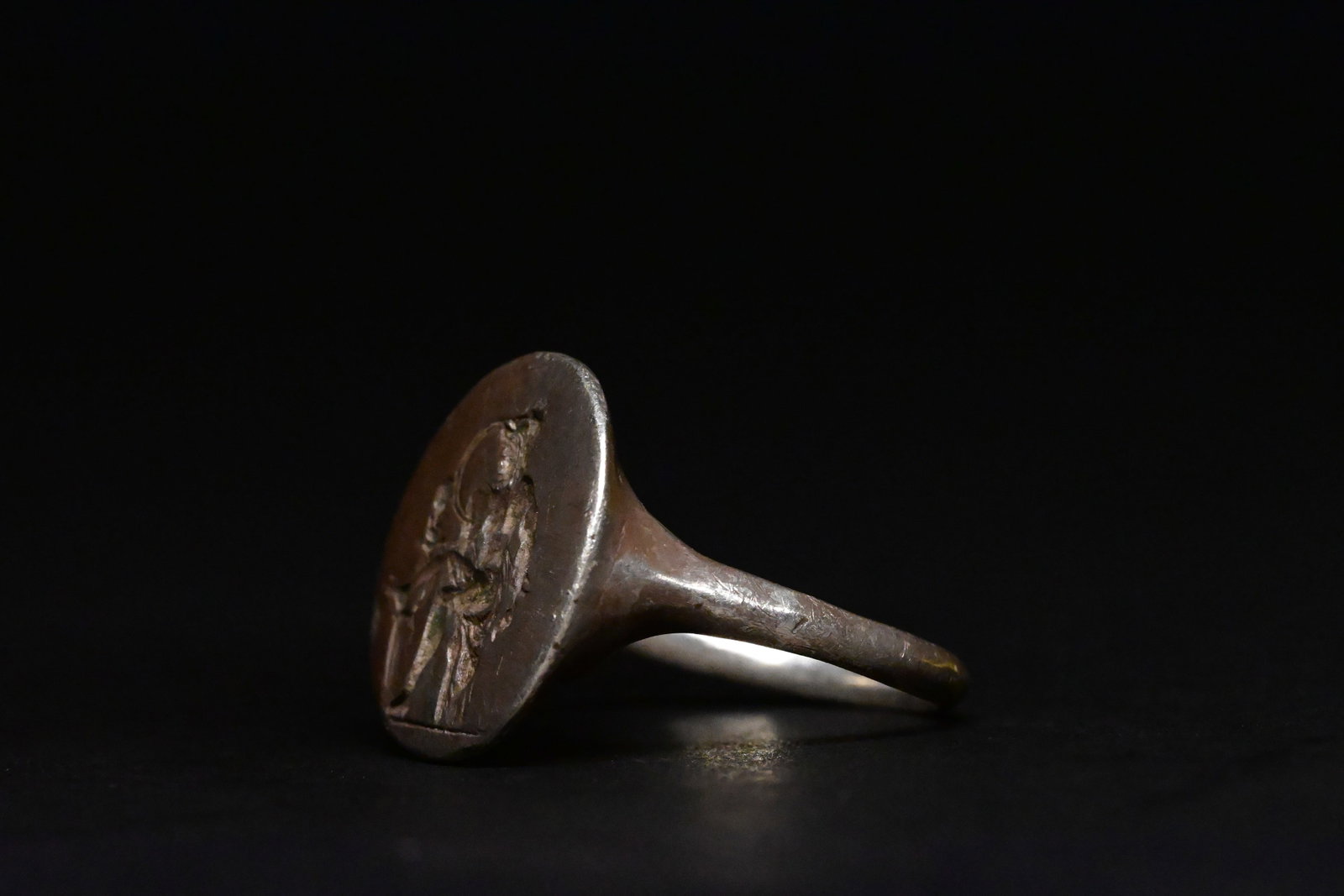 Hellenistic Greek silver ring - 3