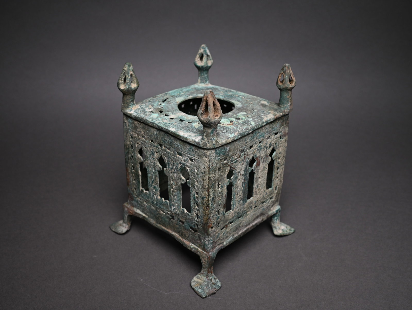 Islamic Bronze Tabouret Probably Khorasan or Syria, 11th–13th Century (1 of 8)