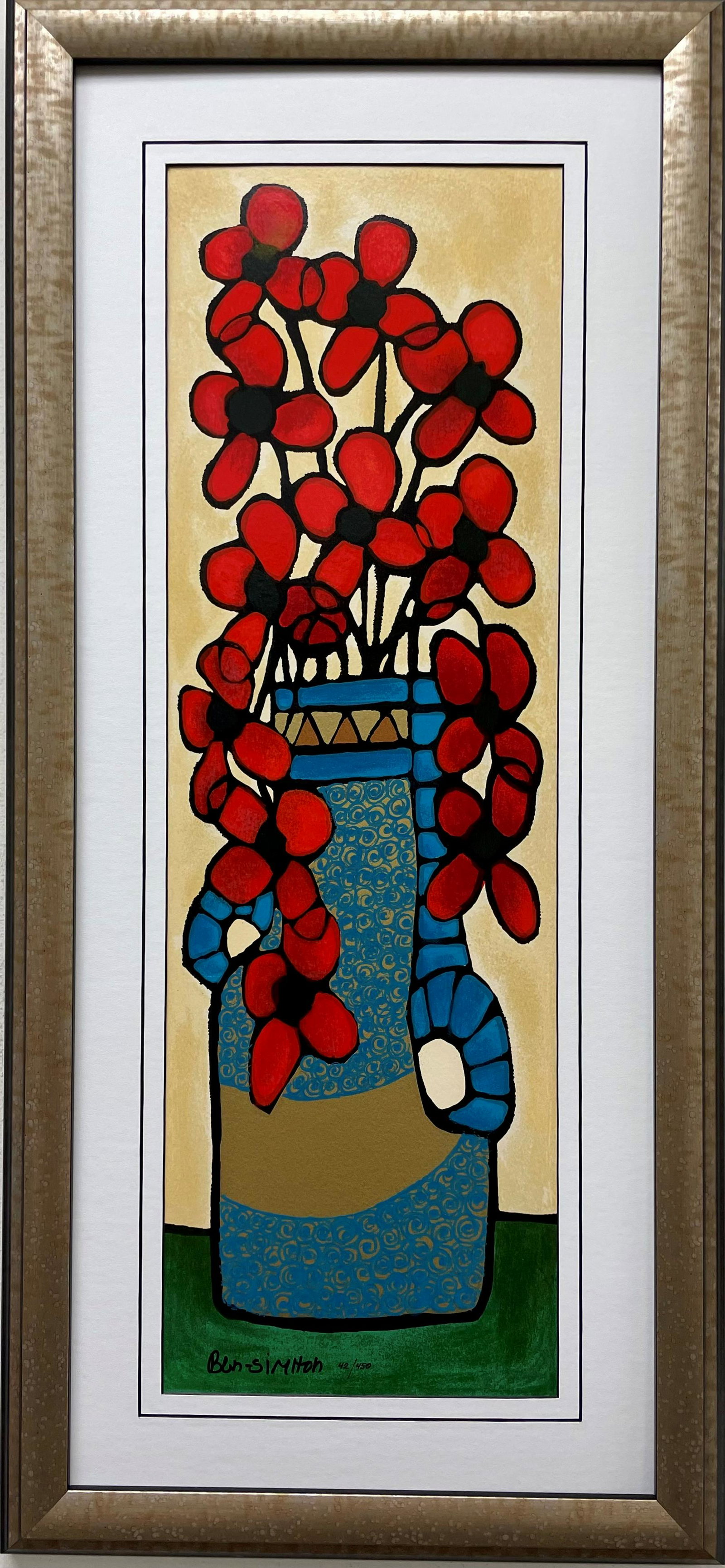 AVI BEN SIMHON "RED BLOSSOMS I" (1 of 3)