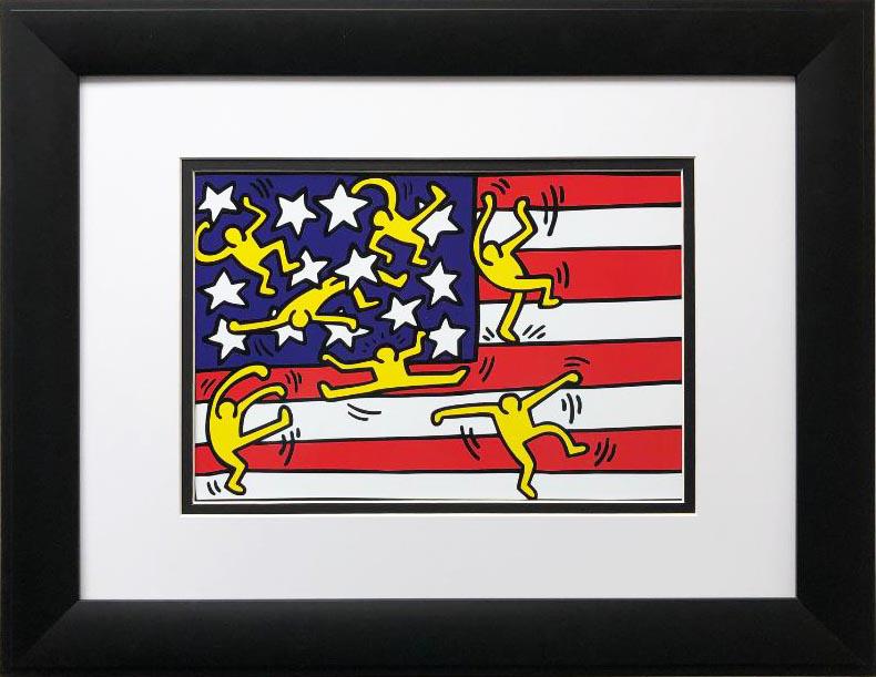 KEITH HARING "AMERICAN MUSIC FESTIVAL- NYC BALLET" (1 of 3)