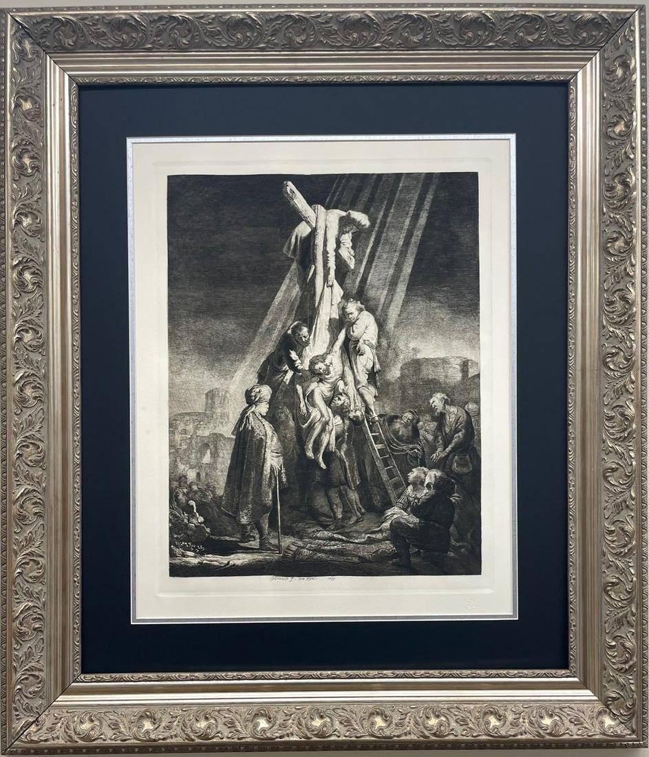 REMBRANDT "THE DESCENT FROM THE CROSS" (1 of 6)