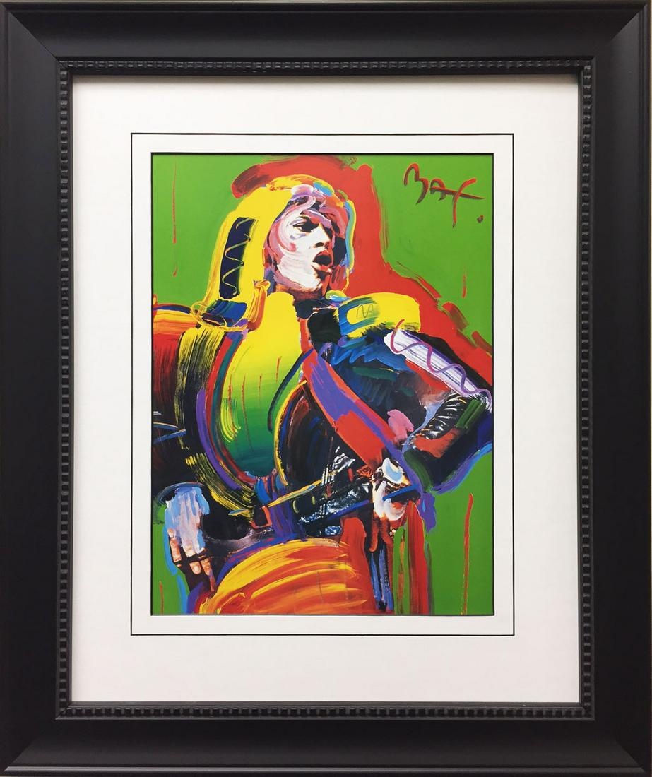 PETER MAX "MICK JAGGER " (ROLLING STONES) (1 of 3)