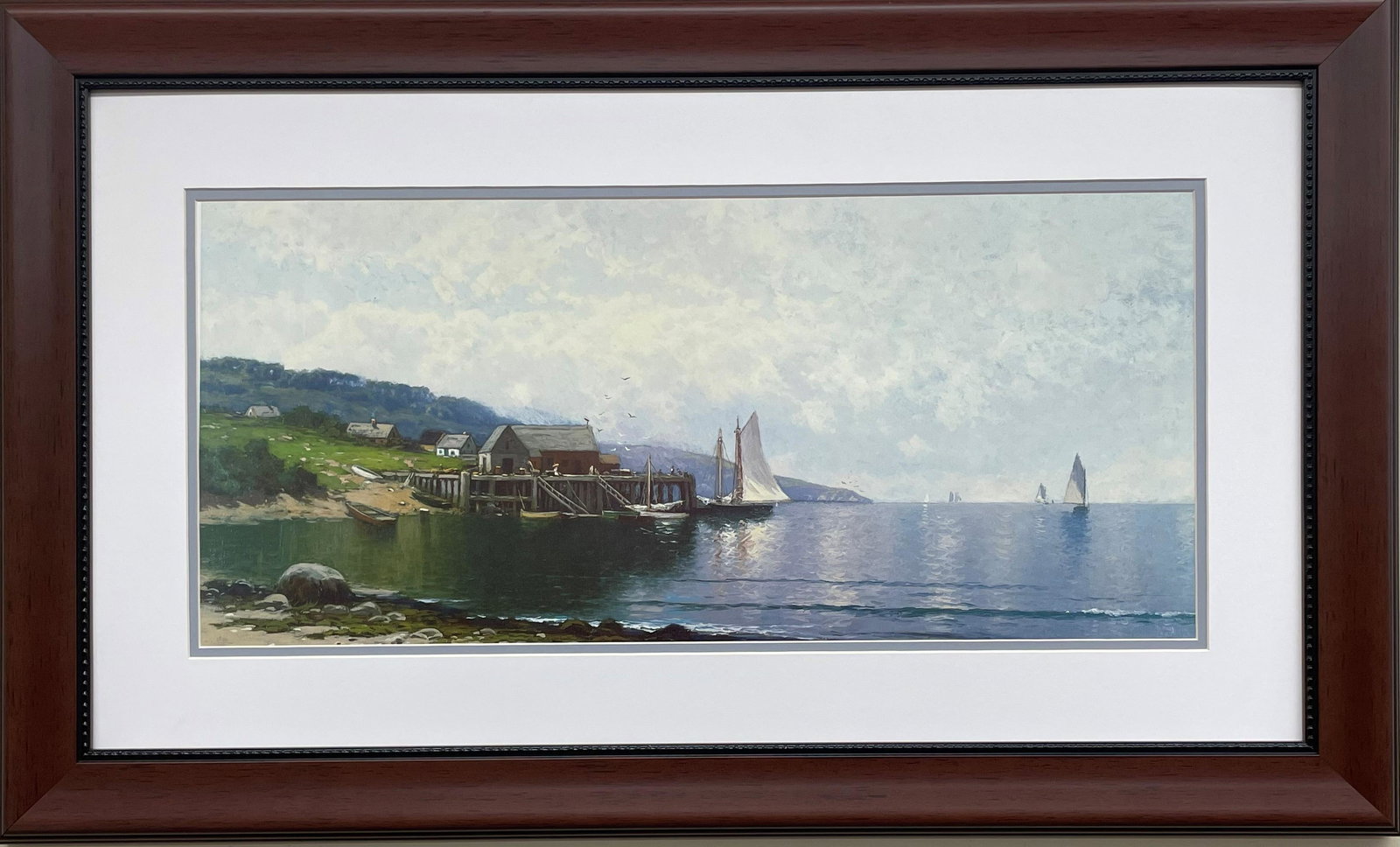 ALFRED THOMPSON BRICHER " THE LANDING, BAILEY ISLAND" (1 of 3)