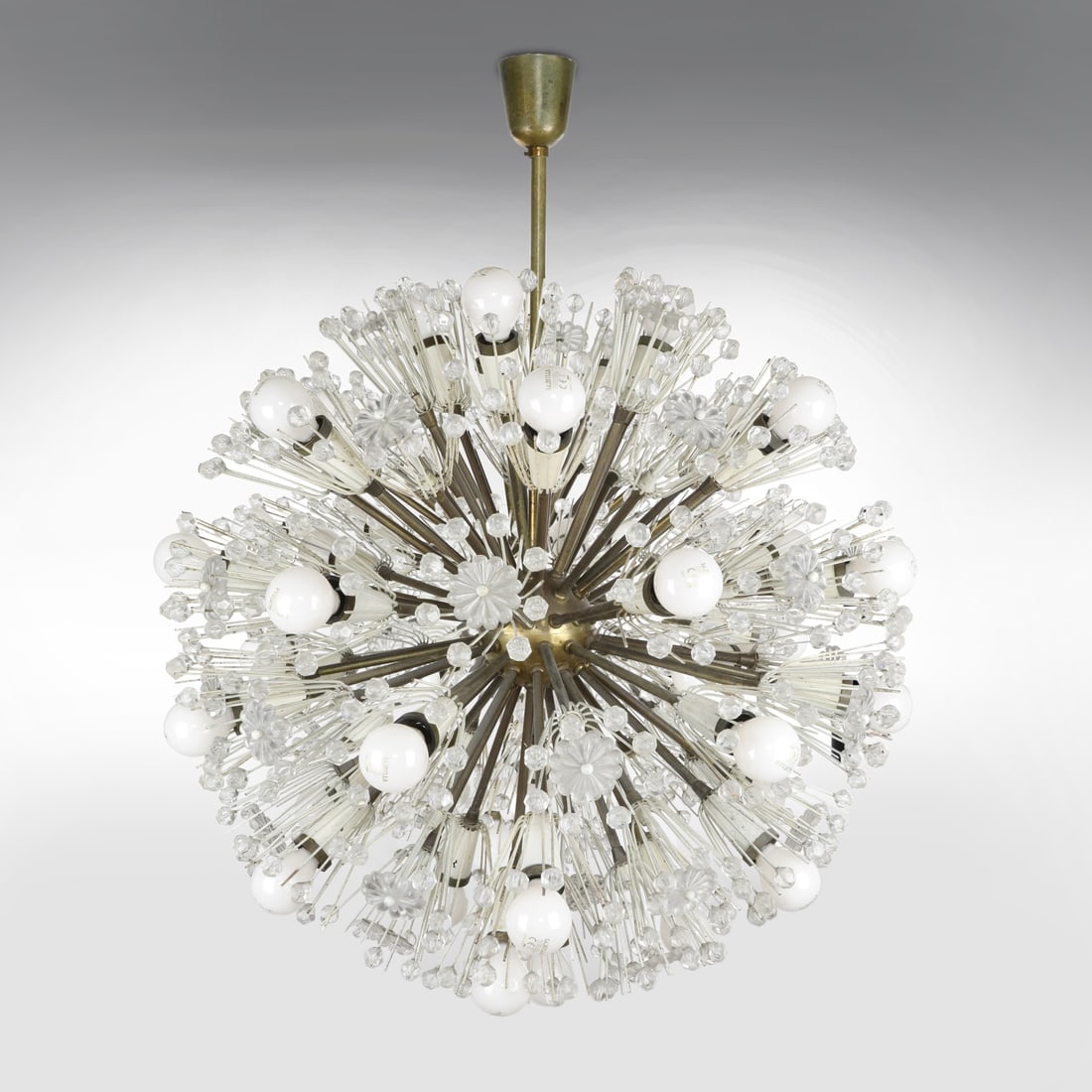 Emil Stejnar Lampadario a sospensione, produzione A. Rupert Nikoll - Vienna (1 of 1)