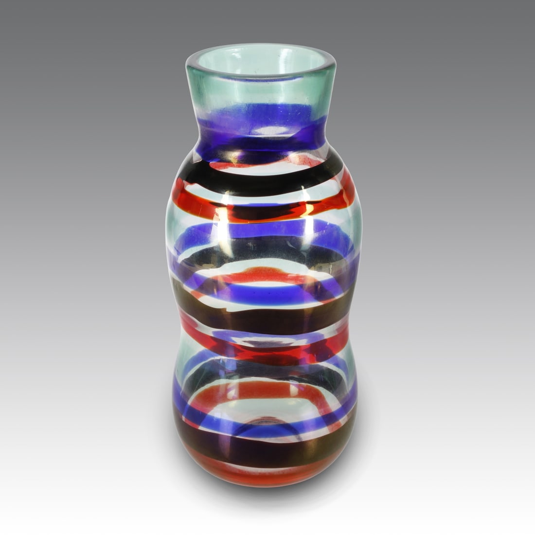 FULVIO BIANCONI Vaso sagomato “4226??, produzione Venini & C - Murano (1 of 2)