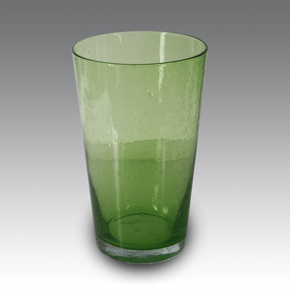 Ercole Barovier (attribuito a) Vaso in vetro verde, produzione Barovier - Italia (1 of 1)