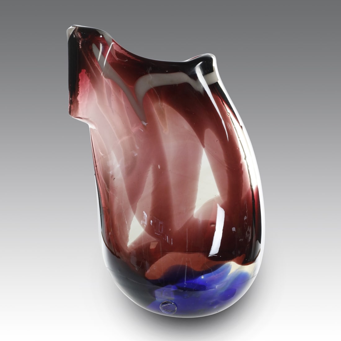 Angelo Rinaldi Vaso in vetro sommerso produzione Murano - Italia (1 of 5)
