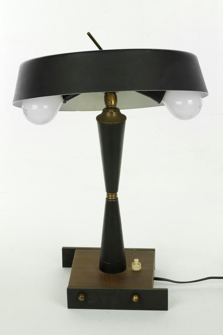 Lampada da tavolo a due luci, produzione Stilux Milano - Italia (1 of 2)