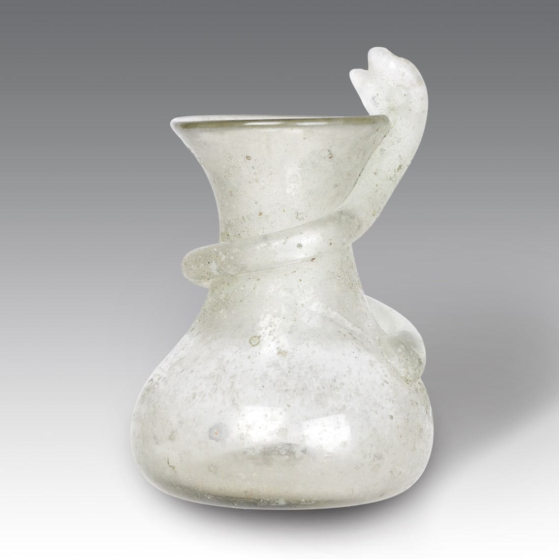 Vittorio Rigattieri Vaso sferico schiacciato, produzione Seguso - Murano (1 of 6)
