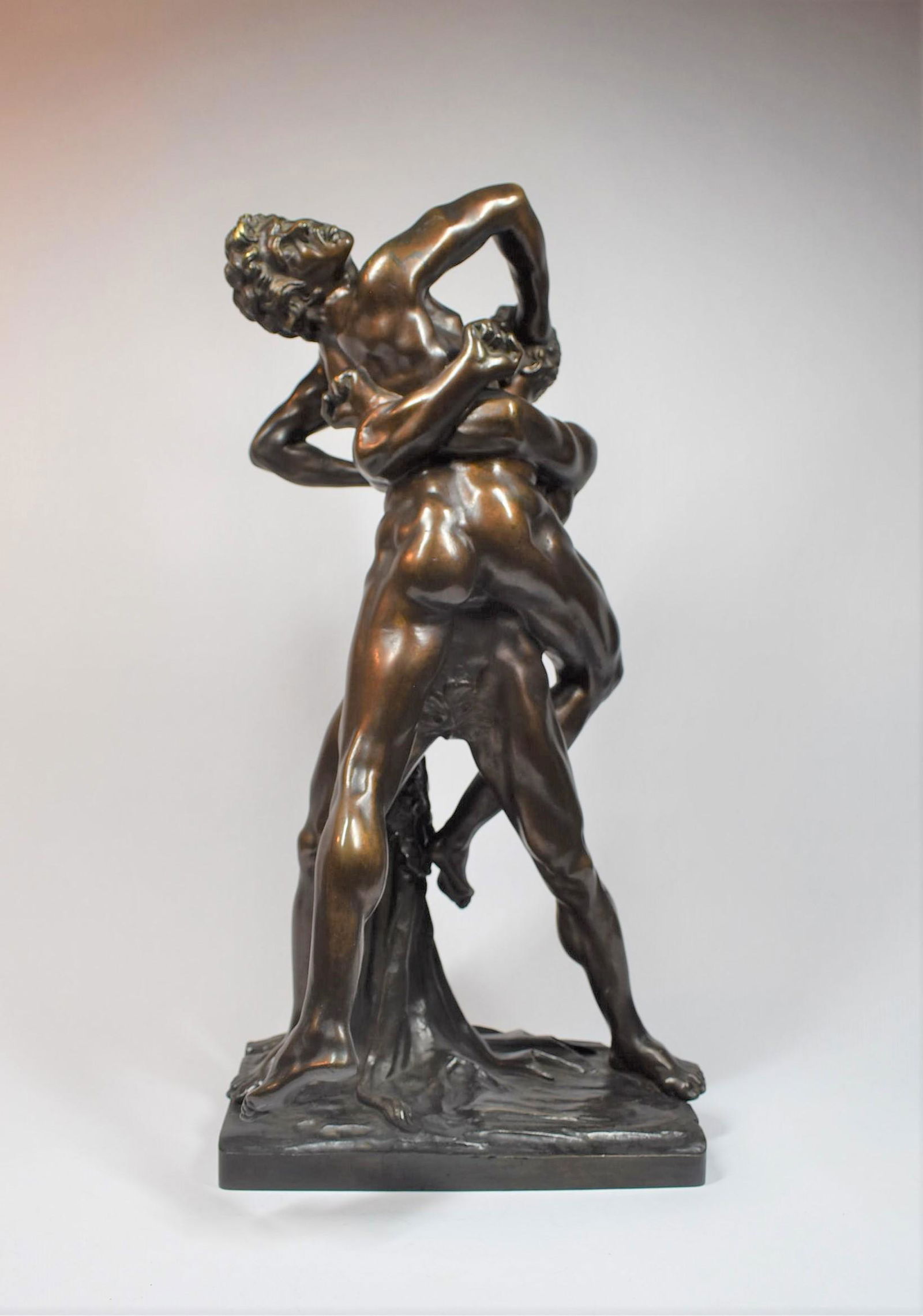 Large Hercules and Anteus bronze after Giambologna (1 of 13)