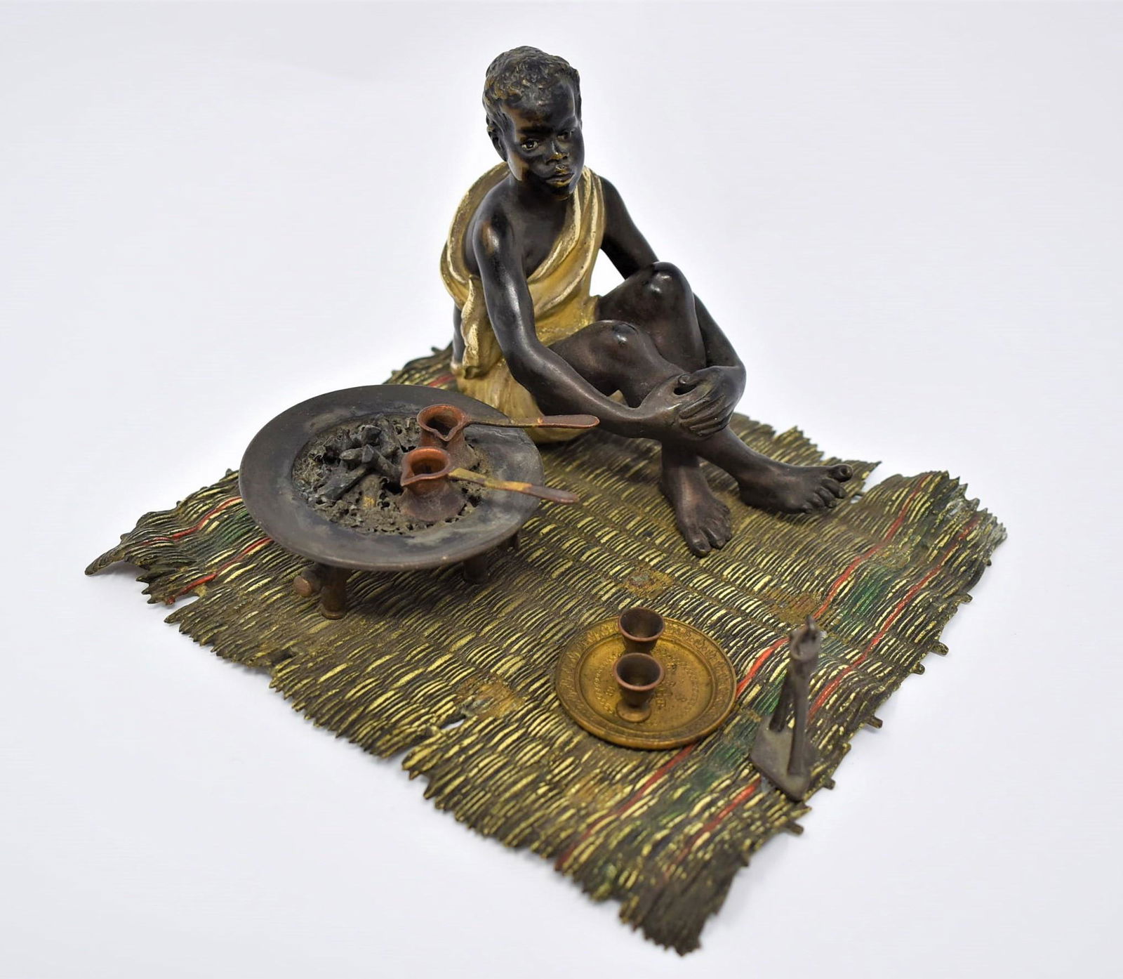 A Franz Bergmann? cold painted orientalist bronze (1 of 12)