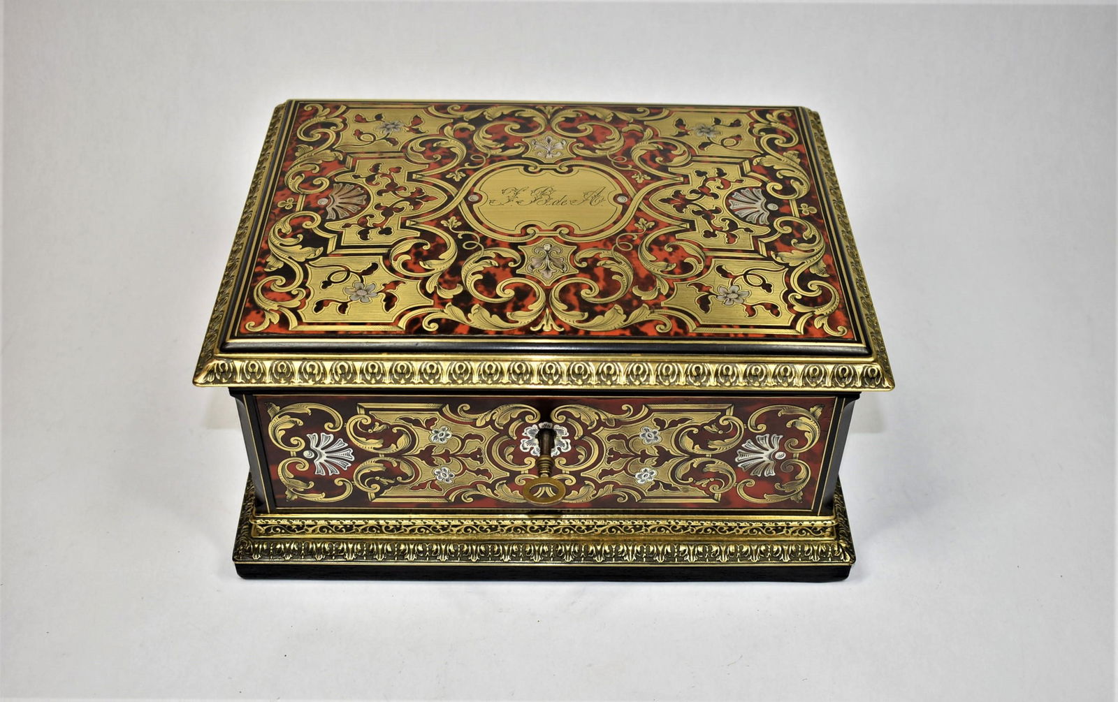 A Napoleon III "Boulle" style casket (1 of 12)