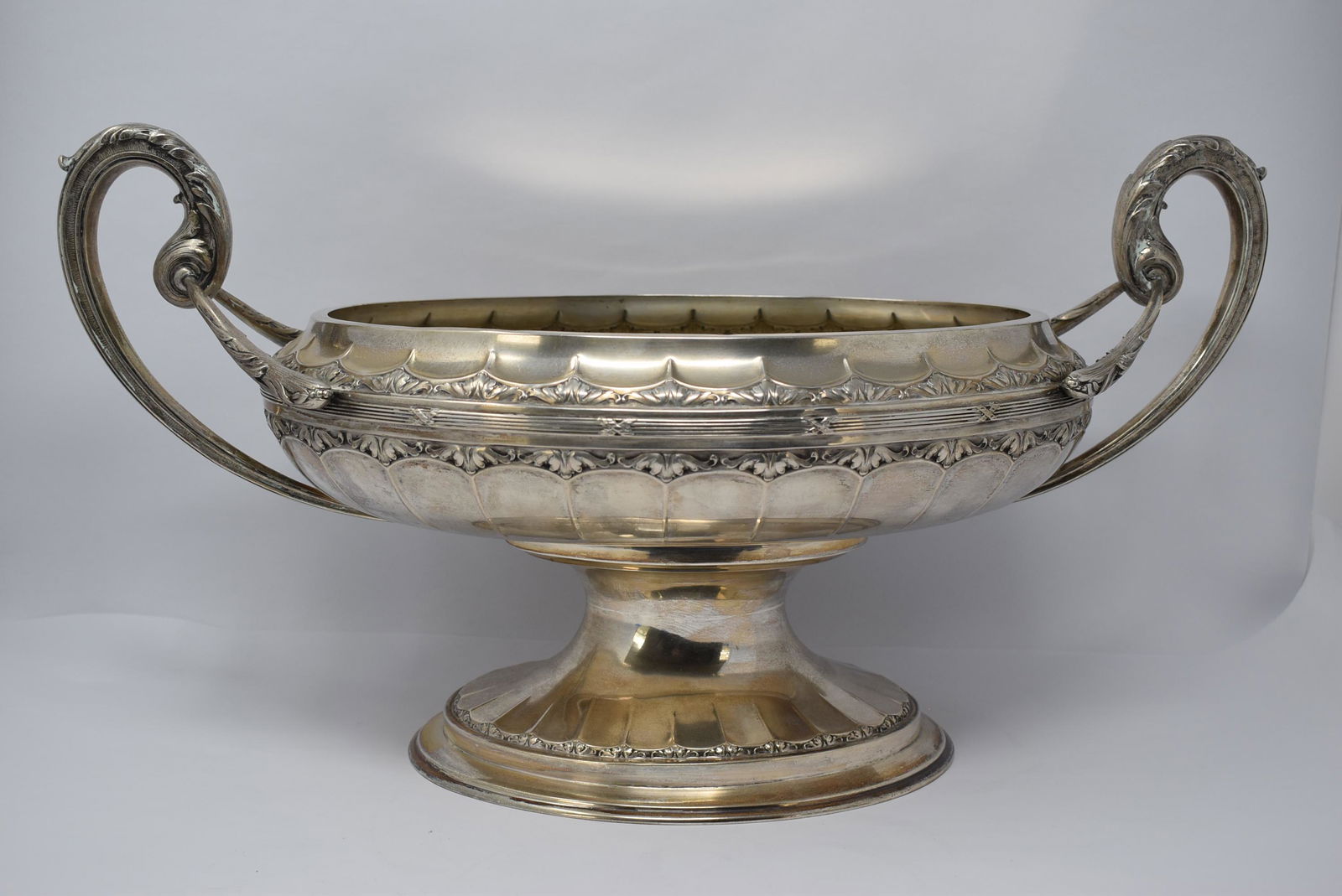 Large German silver centerpiece (1 of 11)