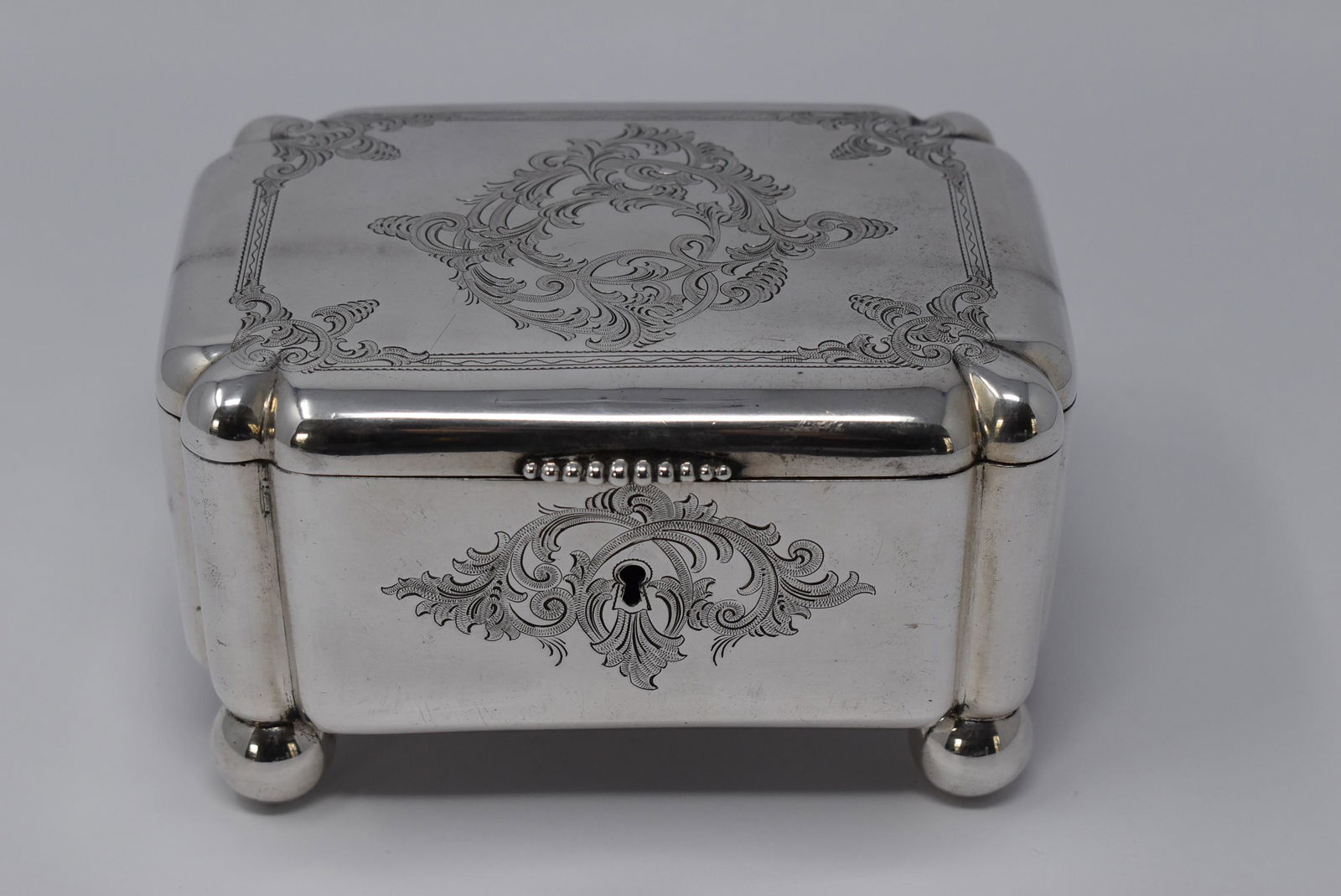 A Russian silver box dated 1876 (1 of 12)