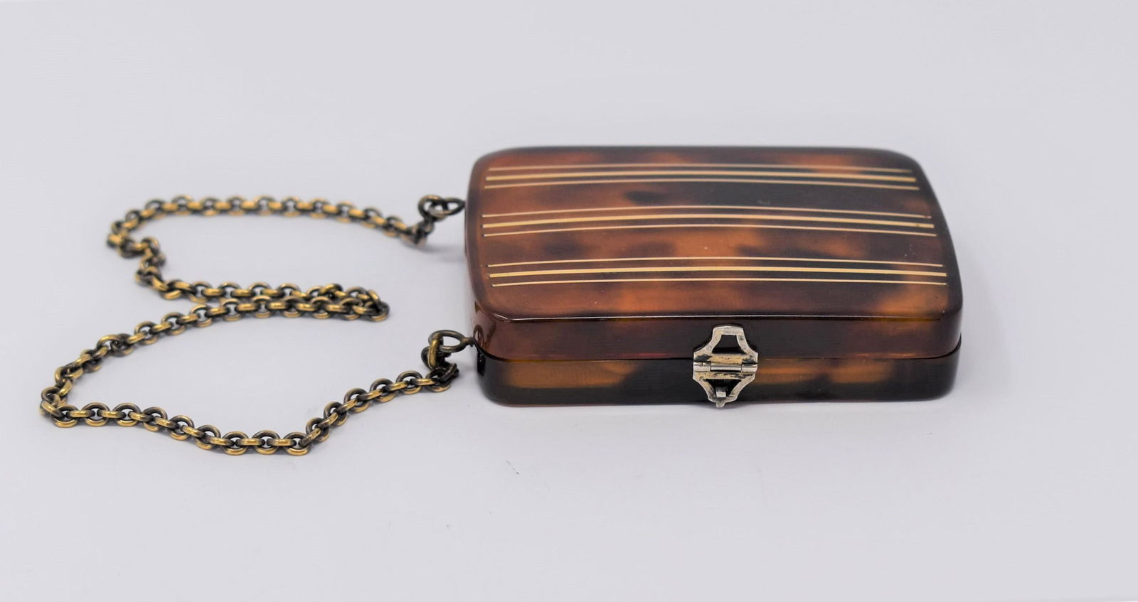 Art Deco tortoise shell vanity case (1 of 9)