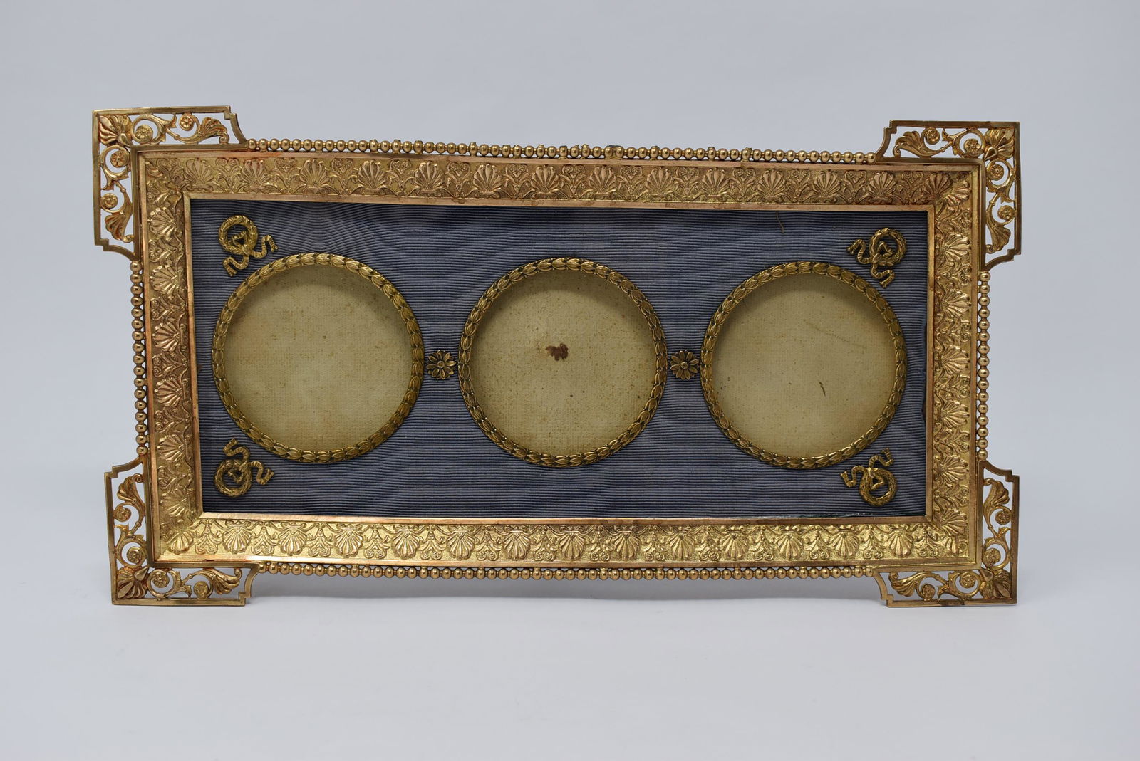 Antique French Empire style gilt brass frame (1 of 6)