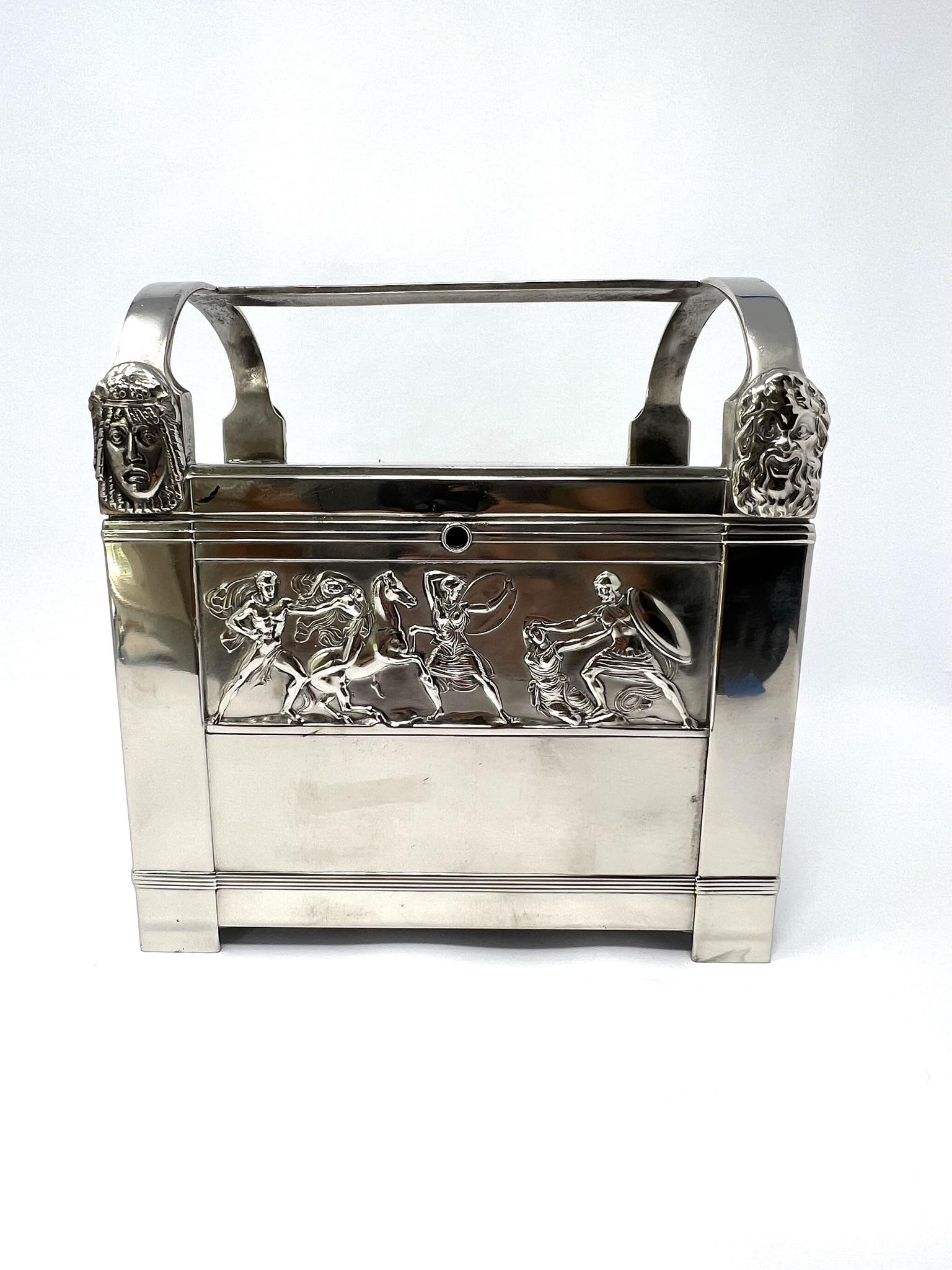 German Art Deco WMF Silver plated jewelry casket model #204 (1 of 20)