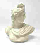 Antique/vintage alabaster bust of Apollo belvedere (1 of 18)