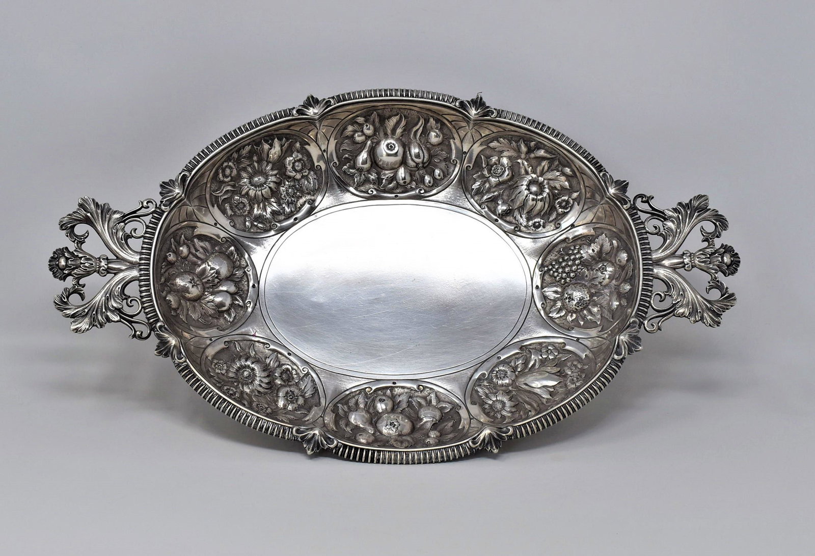 Victorian English sterling silver centerpiece, E. Barnard & Sons, 1888 (1 of 13)