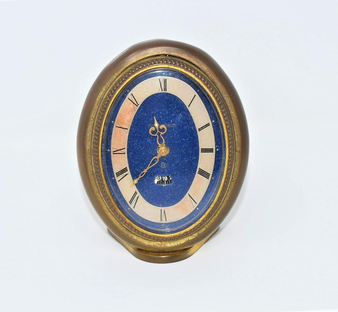 Jaeger Lecoultre 8 Day Desk Alarm Clock, Switzerland