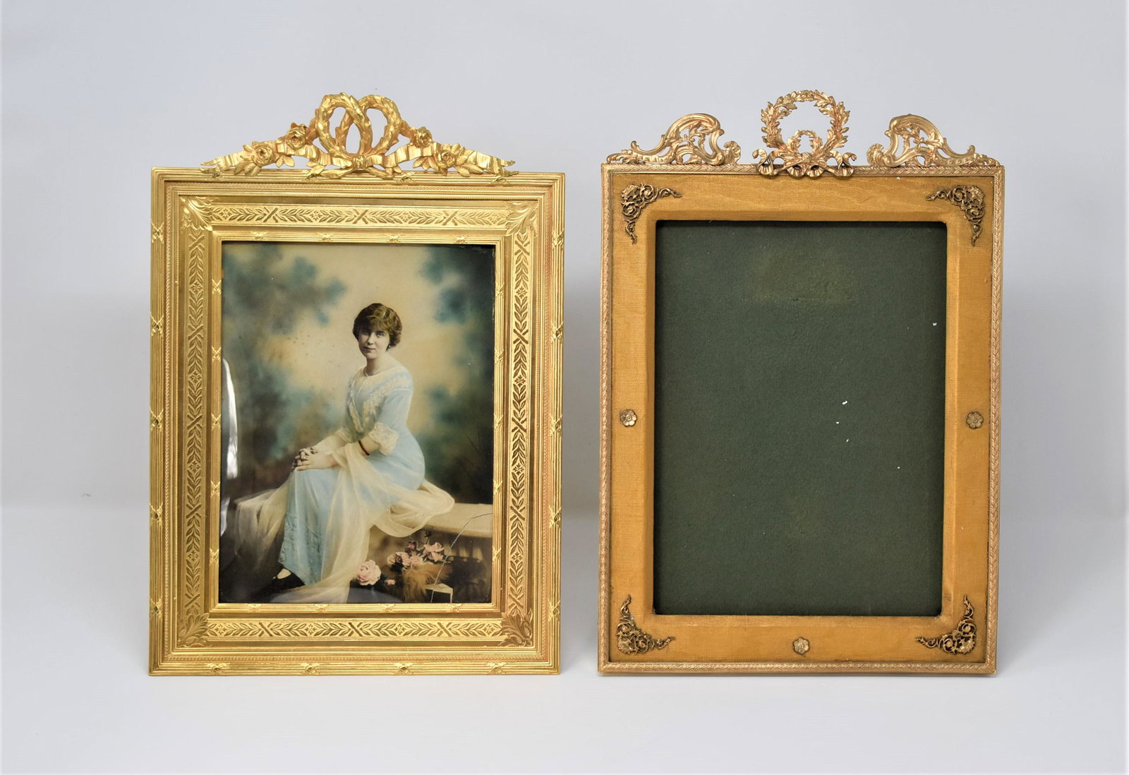 Two large antique French Gilt bronze frames (1 of 13)