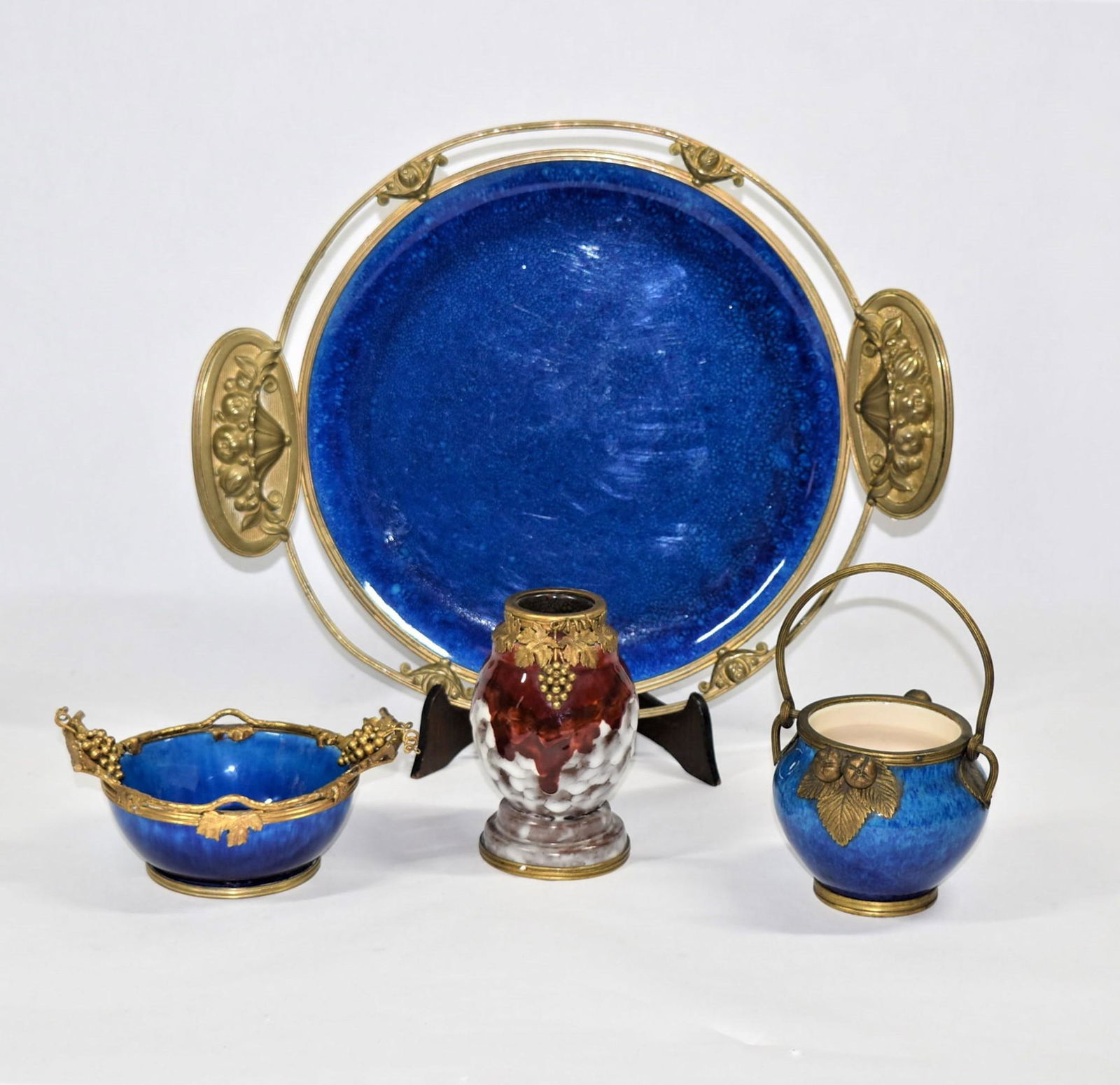 Grouping of Paul Milet Sevres and an Andre Villien ceramics (1 of 17)
