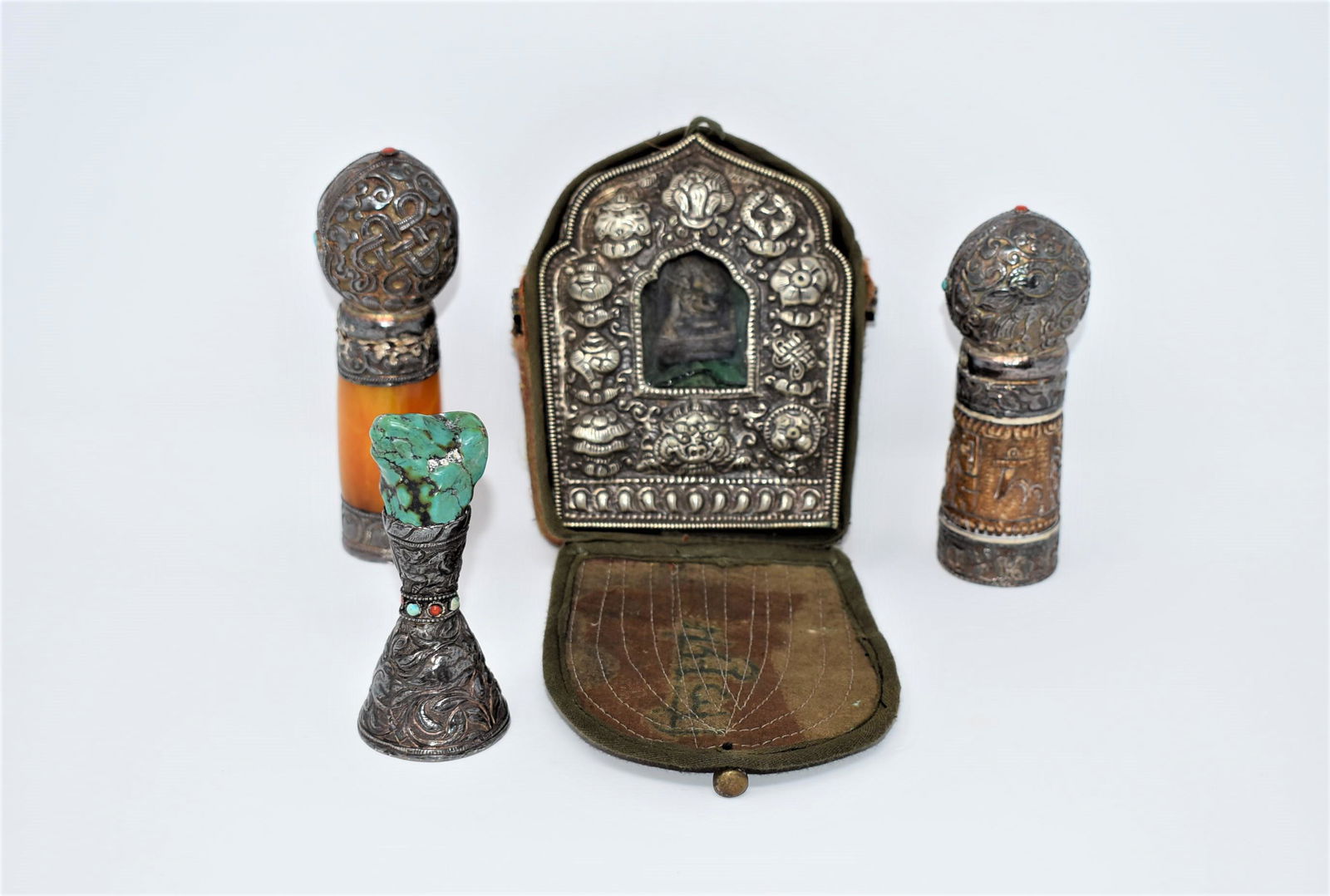 Four vintage/ antique Tibetan items (1 of 14)