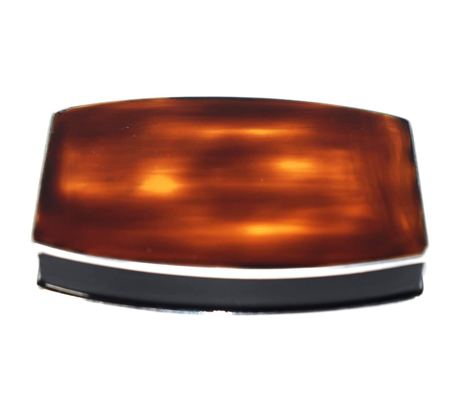 French Art Deco silver and enamel compact, circa 1930 (1 of 16)