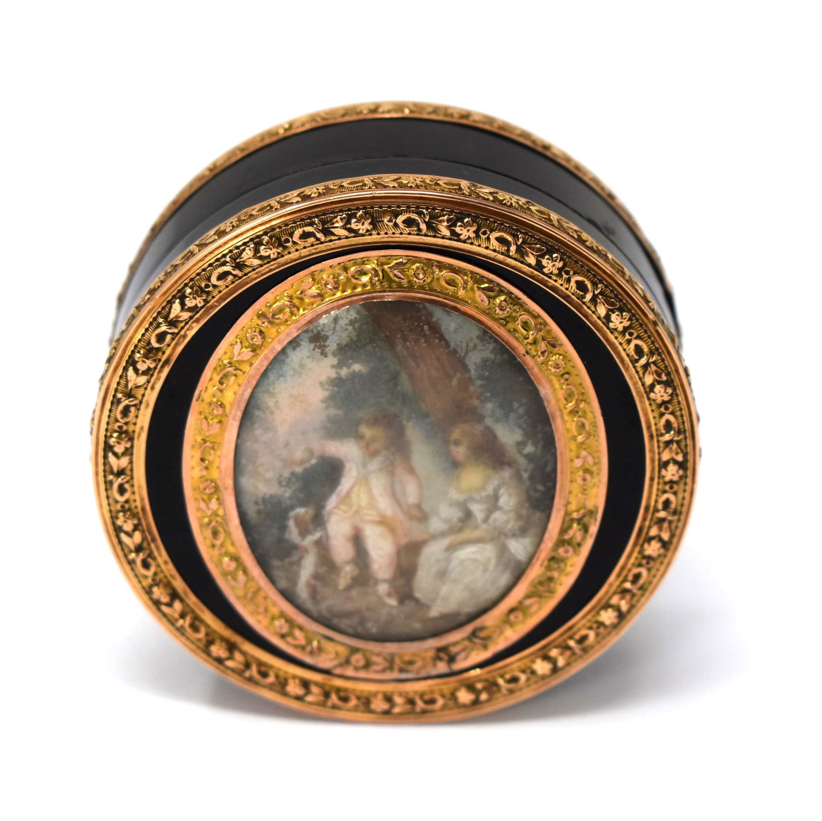 18th/19th century French gold mounted box and cover (1 of 12)