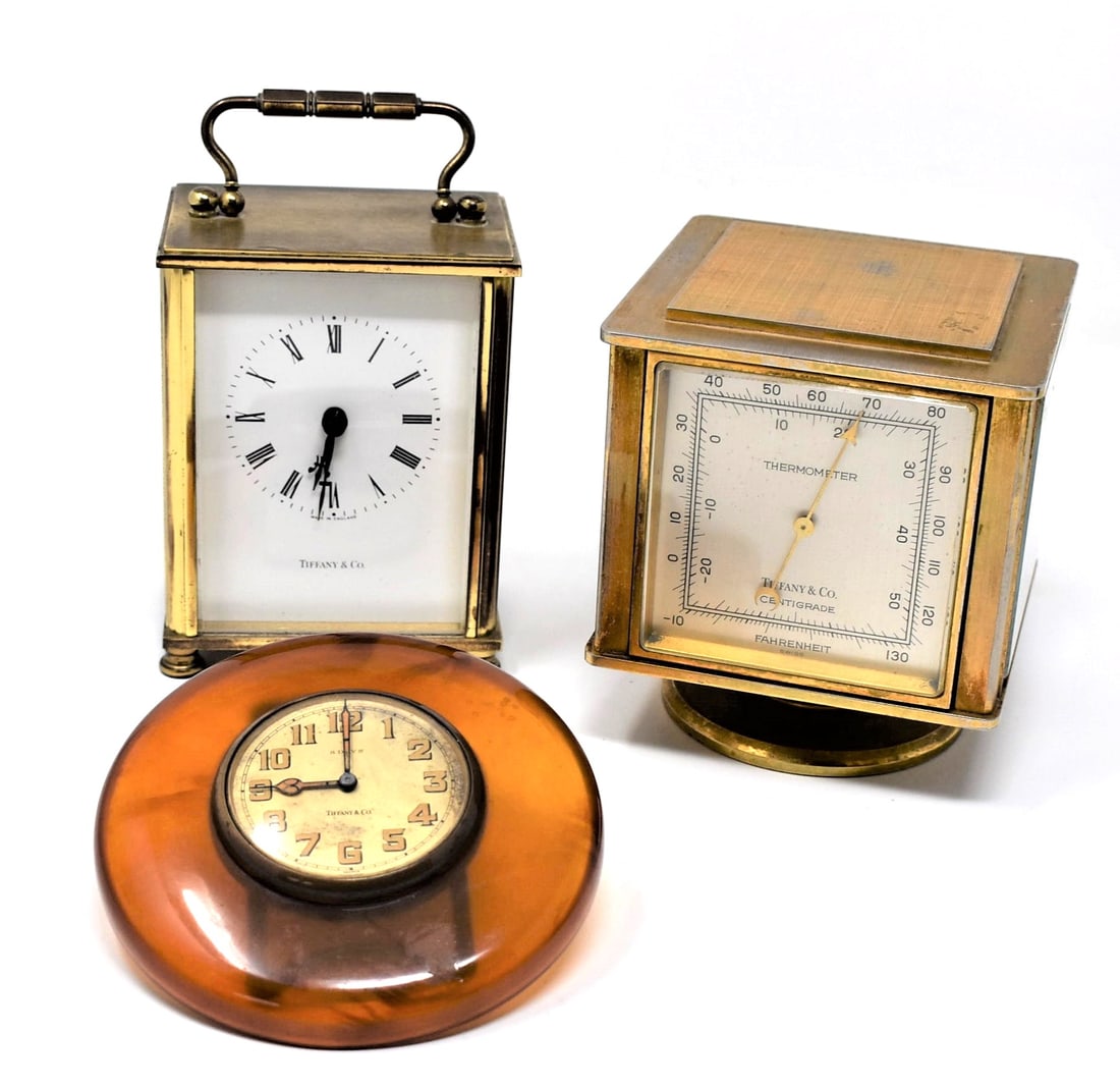 Three Tiffany & Co. Vintage clocks (1 of 19)