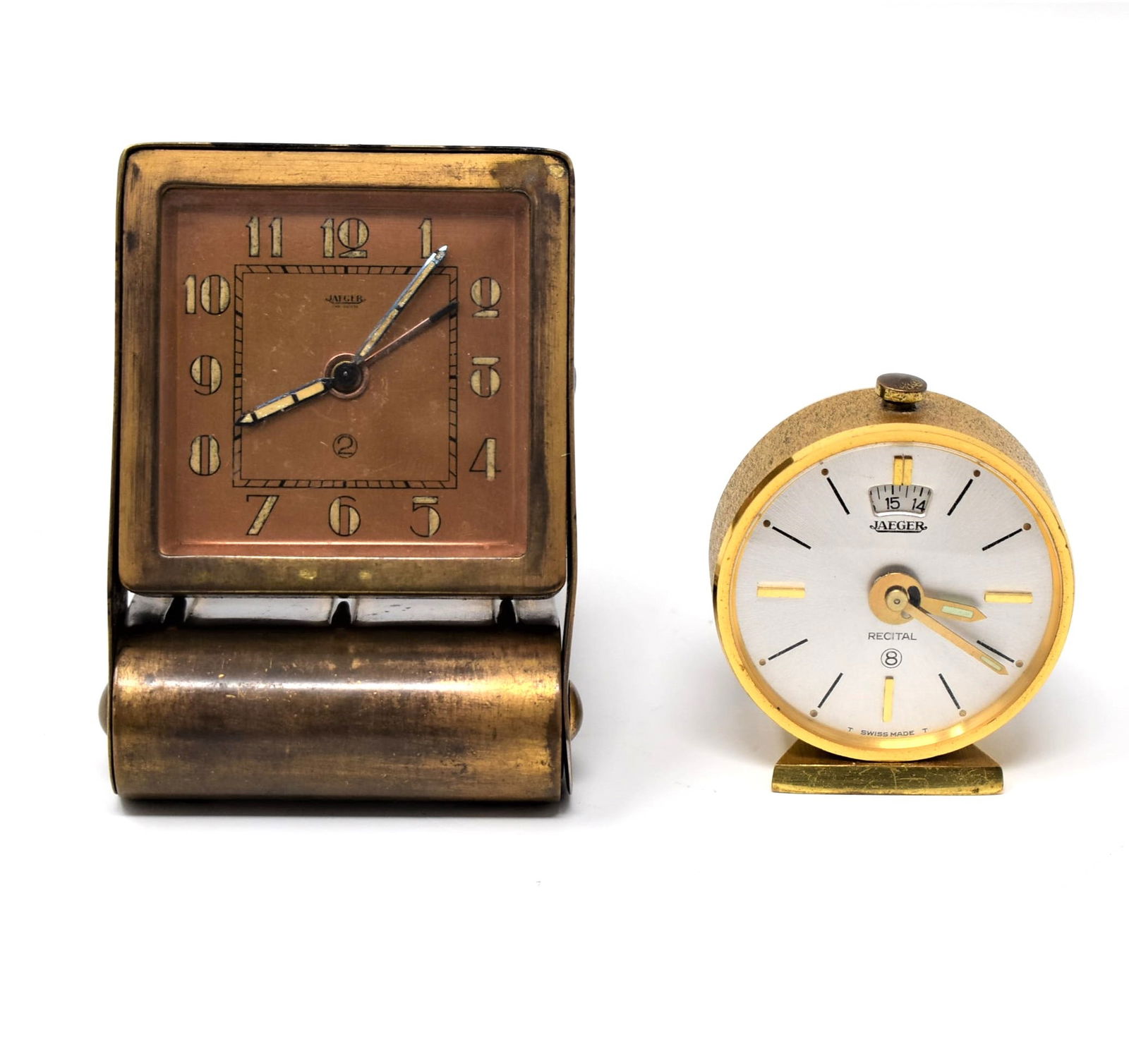 Two vintage Jaeger travel clocks (1 of 15)