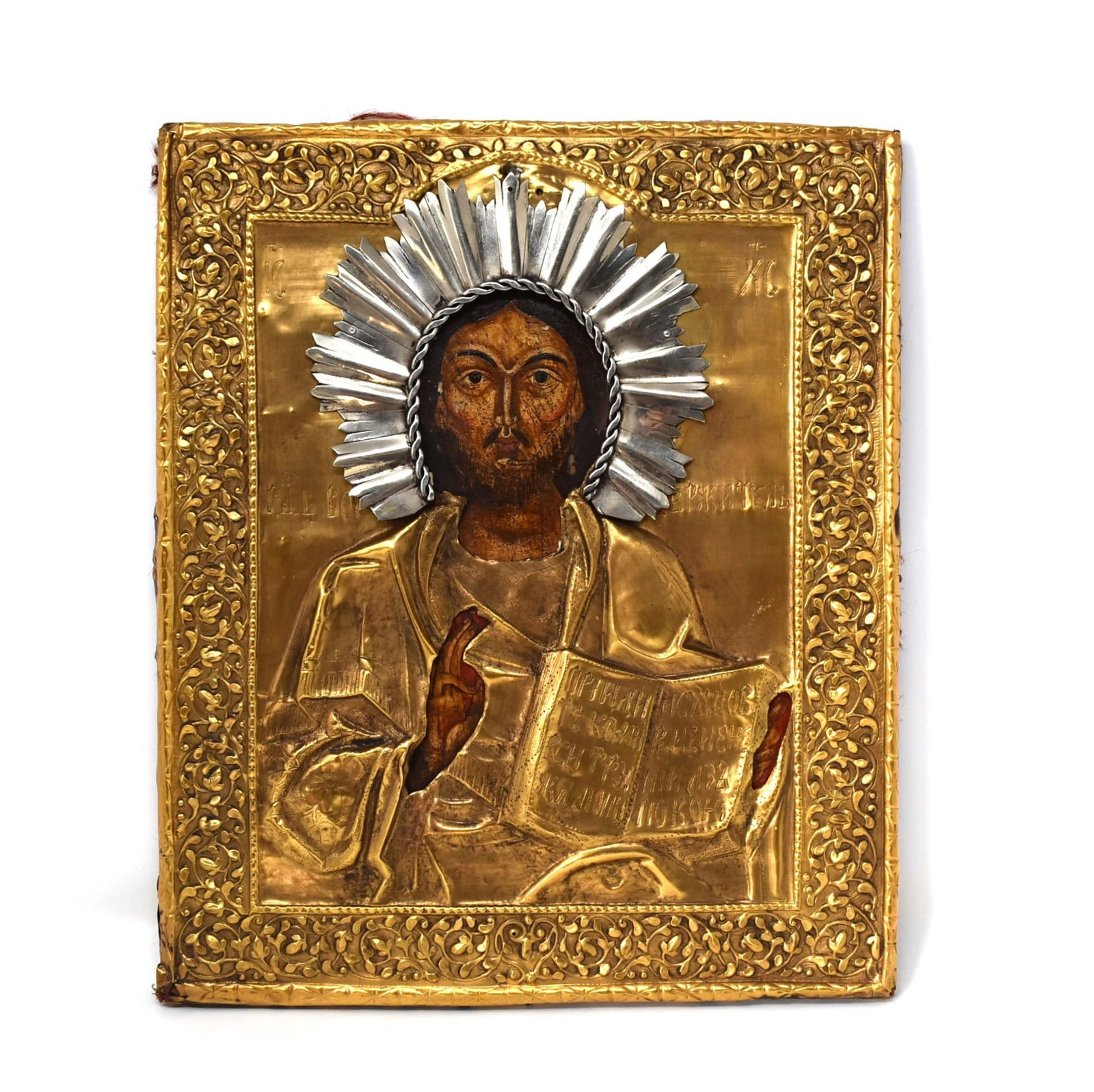 19th century Icon of Christ Pantocrator (1 of 8)