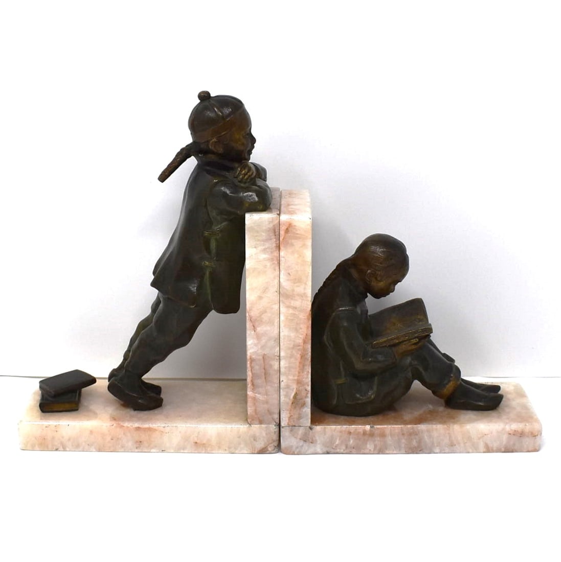 HESTER MABEL WHITE , a pair of American Art Deco bookends (1 of 20)