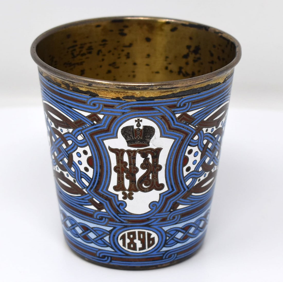 Antip KUZMICHEV Russian silver and enamel cup made for Tiffany & Co. (1 of 16)