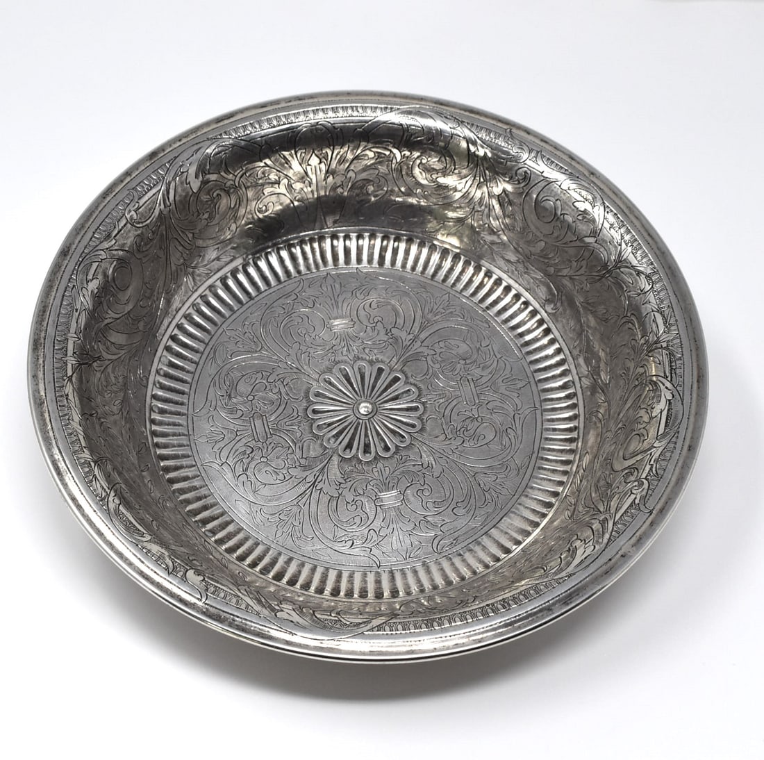 Antique Continental silver dish (1 of 10)