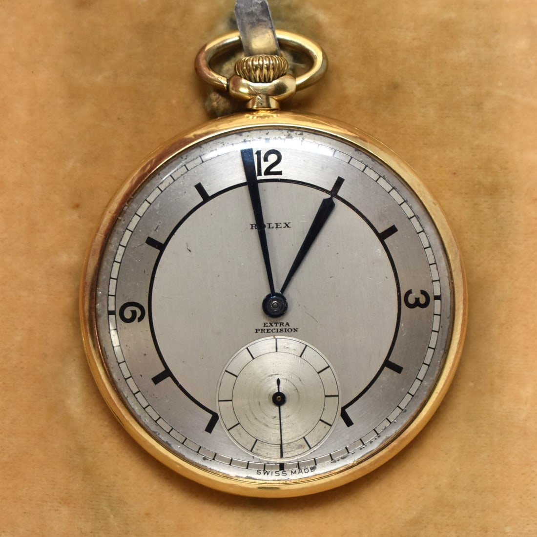 Rolex 18K gold Manual Small Seconds pocket Watch (1 of 15)