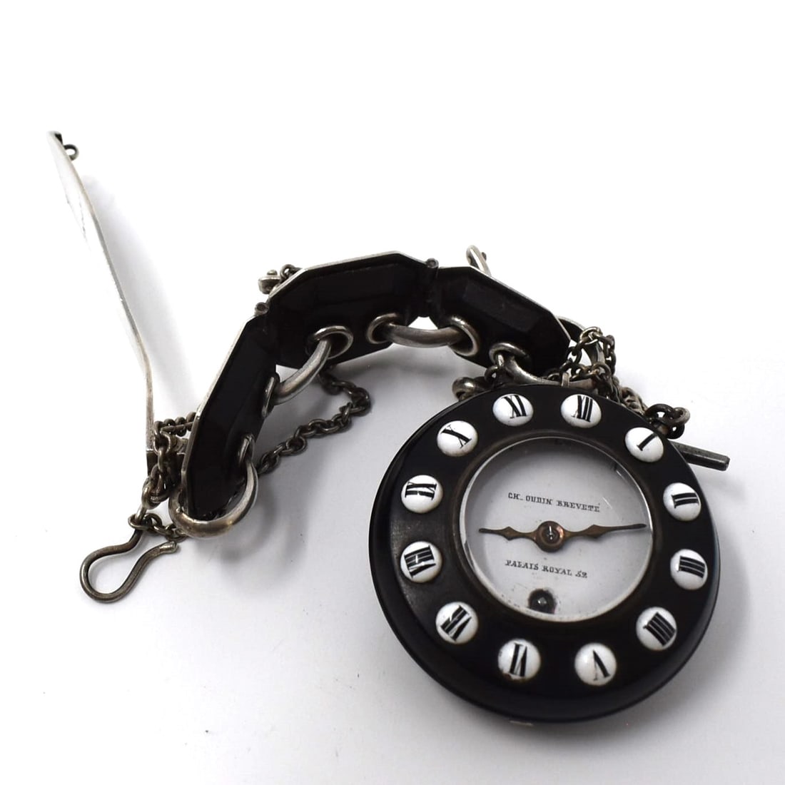 STERLING SILVER Ch Oudin Brevete, Palais Royal Chatelaine (1 of 18)