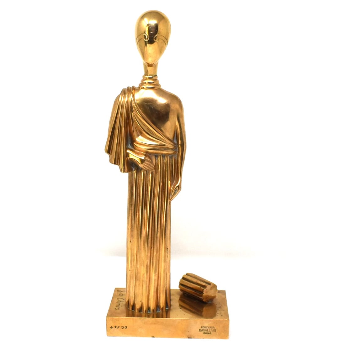 Giorgio De Chirico 1888 - 1978, 'La Musa' bronze (1 of 19)